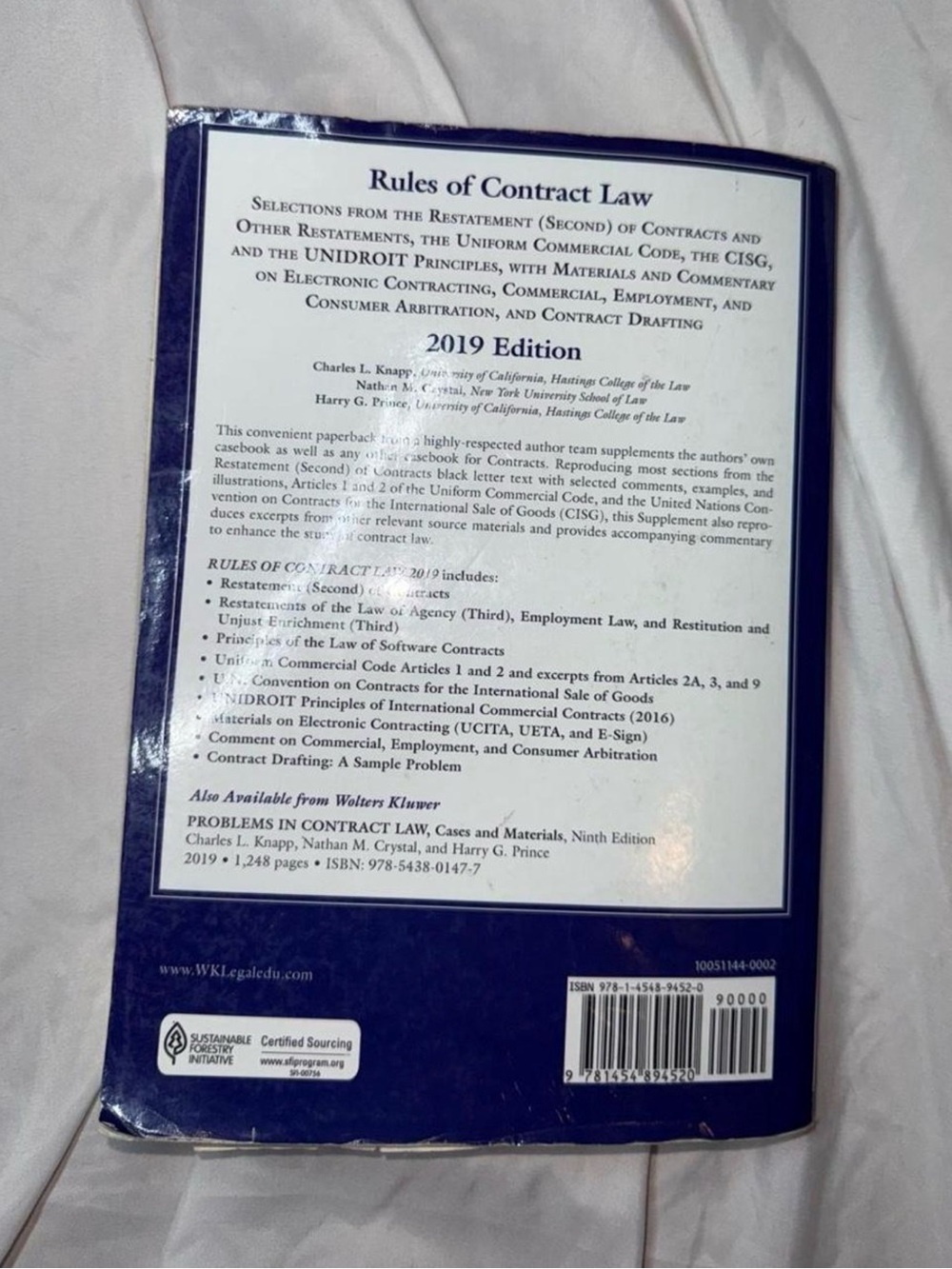 Problems In Contract Law & Supplement Textbook Bundle - Picture 8 of 9